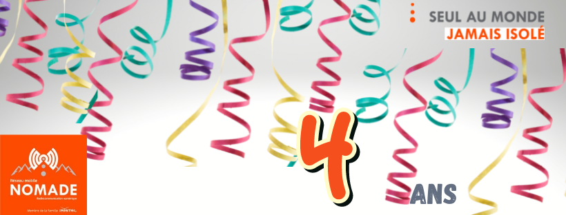 4 ans déjà pour le Réseau mobile NOMADE!