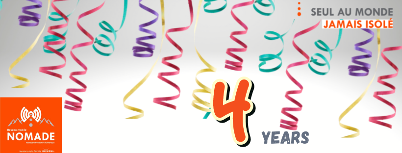 Already 4 years for the NOMAD Mobile Network!