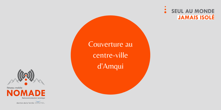 Nouveau site au centre-ville d’Amqui.