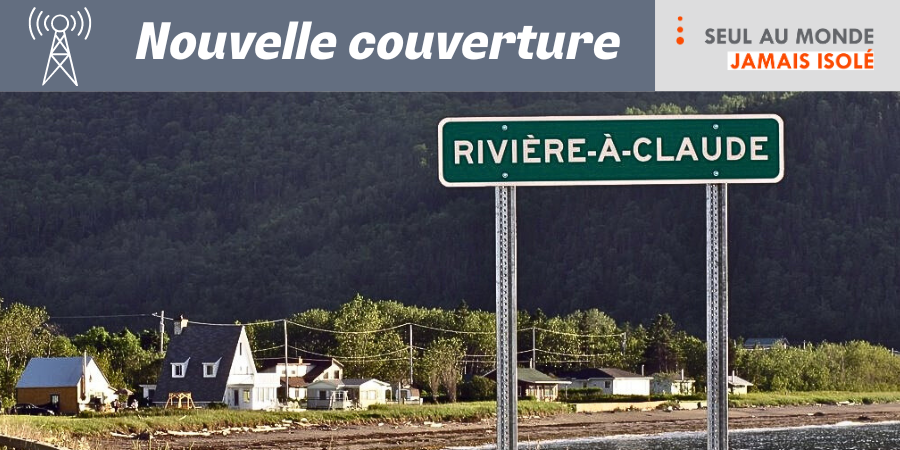 Rivière-à-Claude maintenant bien couvert